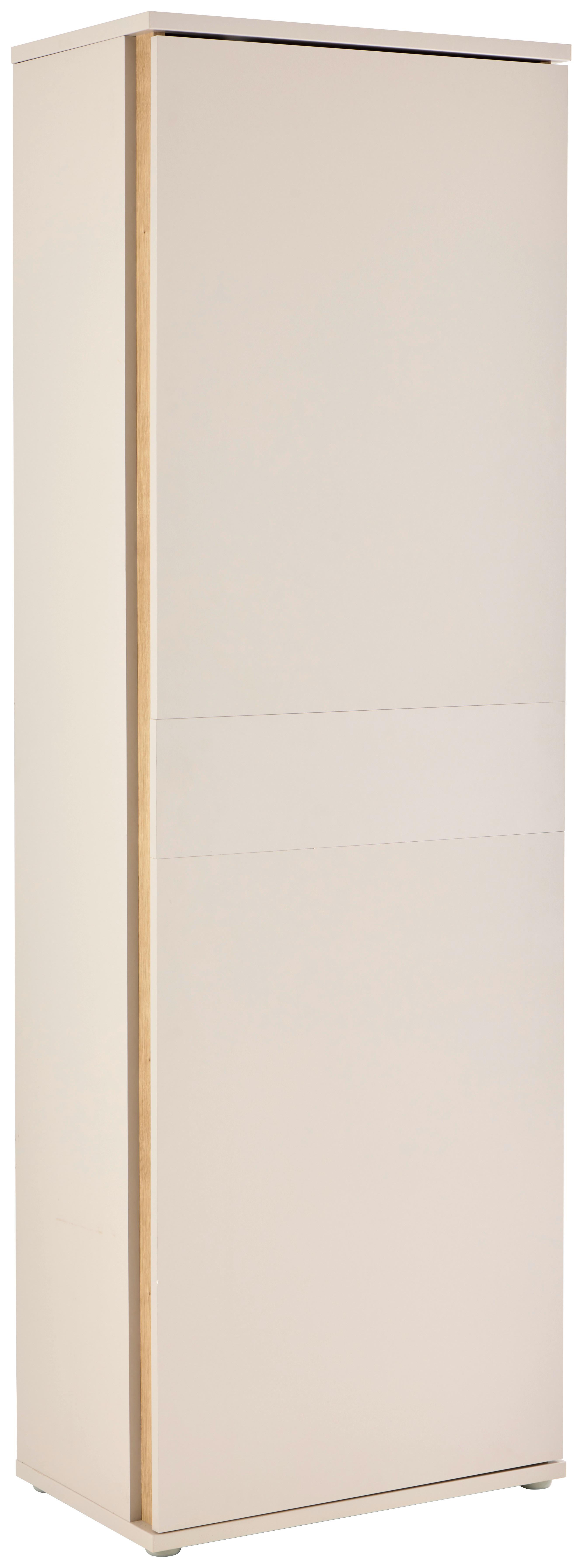 Schuhschrank Antonio Kaschmir H: 190 Cm - Kaschmir/Eiche Artisan, Trend, Holzwerkstoff (61/189,9/37,5cm)