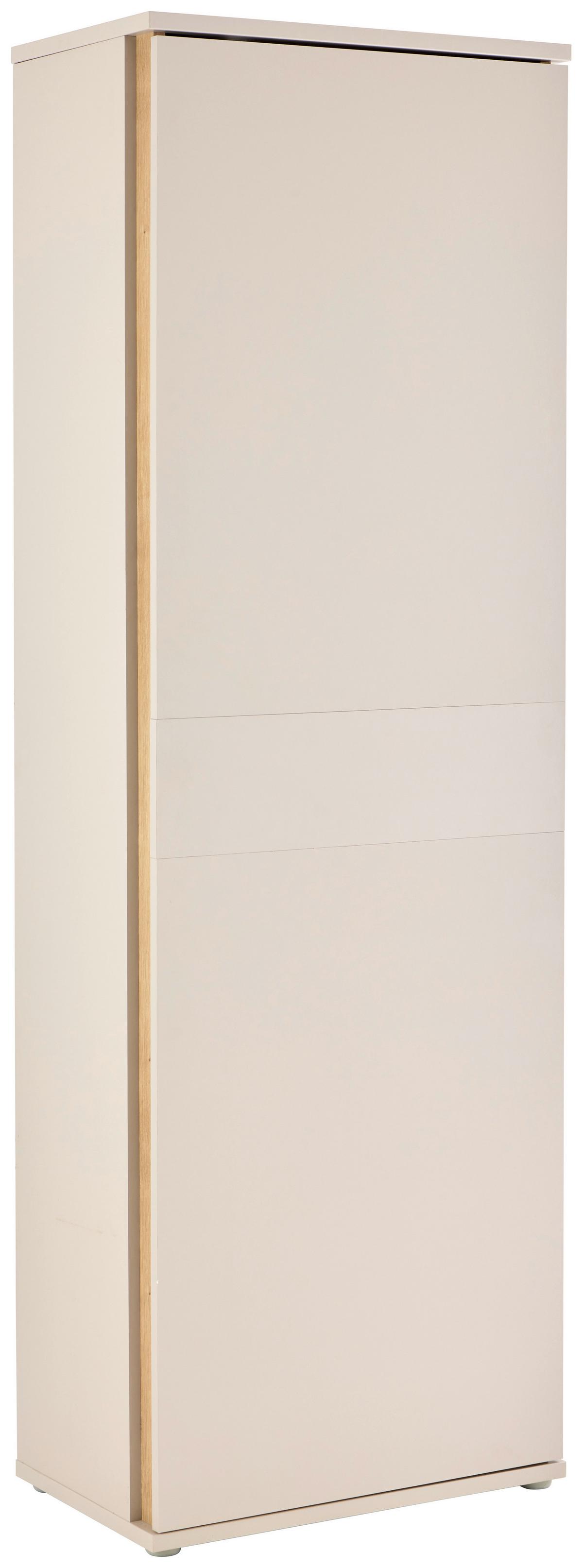 Schuhschrank Antonio Kaschmir H: 190 Cm - Kaschmir/Eiche Artisan, Trend, Holzwerkstoff (61/189,9/37,5cm)