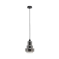 Hängeleuchte Evy H: 29 Cm 1-Flammig - Silberfarben, Trend, Glas (20/29/20cm) - Kayoom