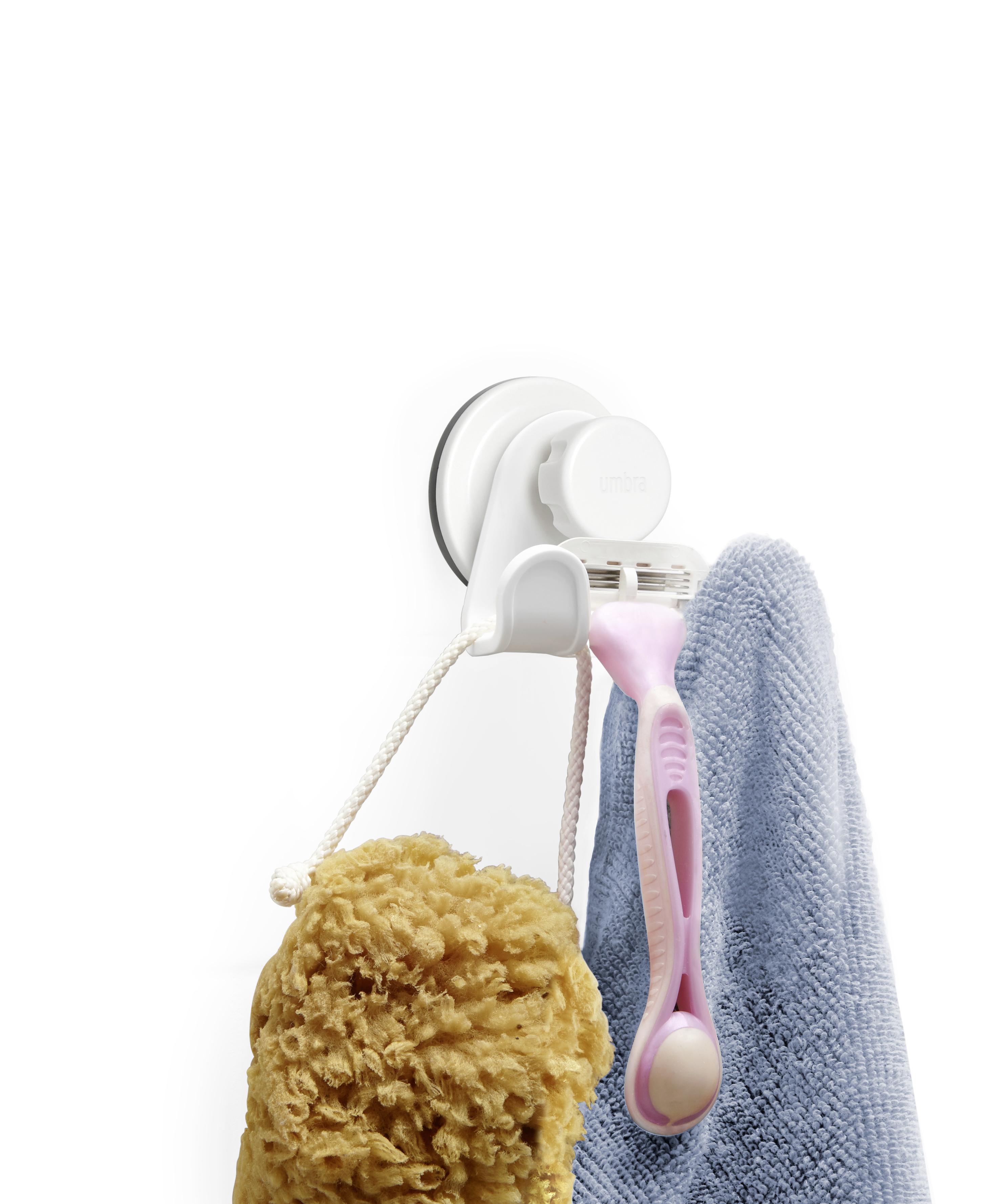 Háček Easy - bílá, Moderní, plast (8/6,67/5,72cm) - Premium Living