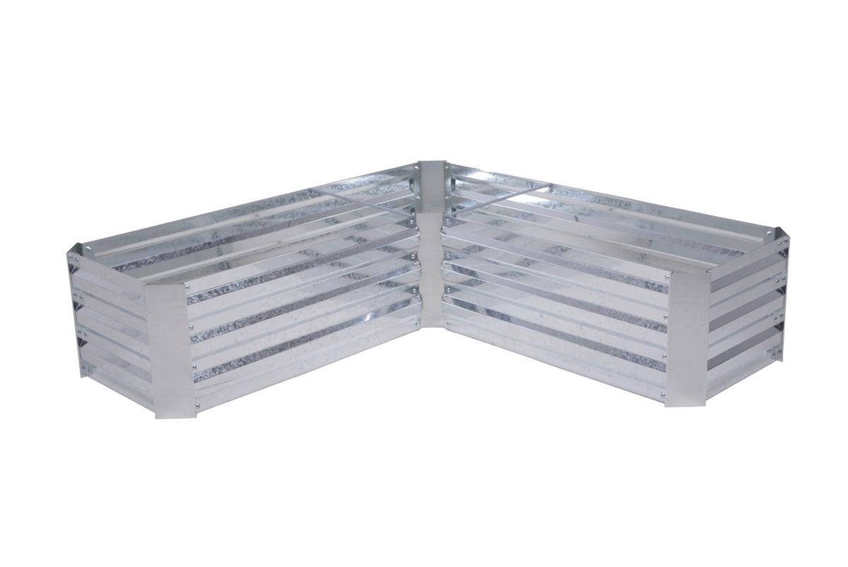 Hochbeet Magnolia - Silberfarben, Basics, Metall (45/30/189cm) - Gardenson