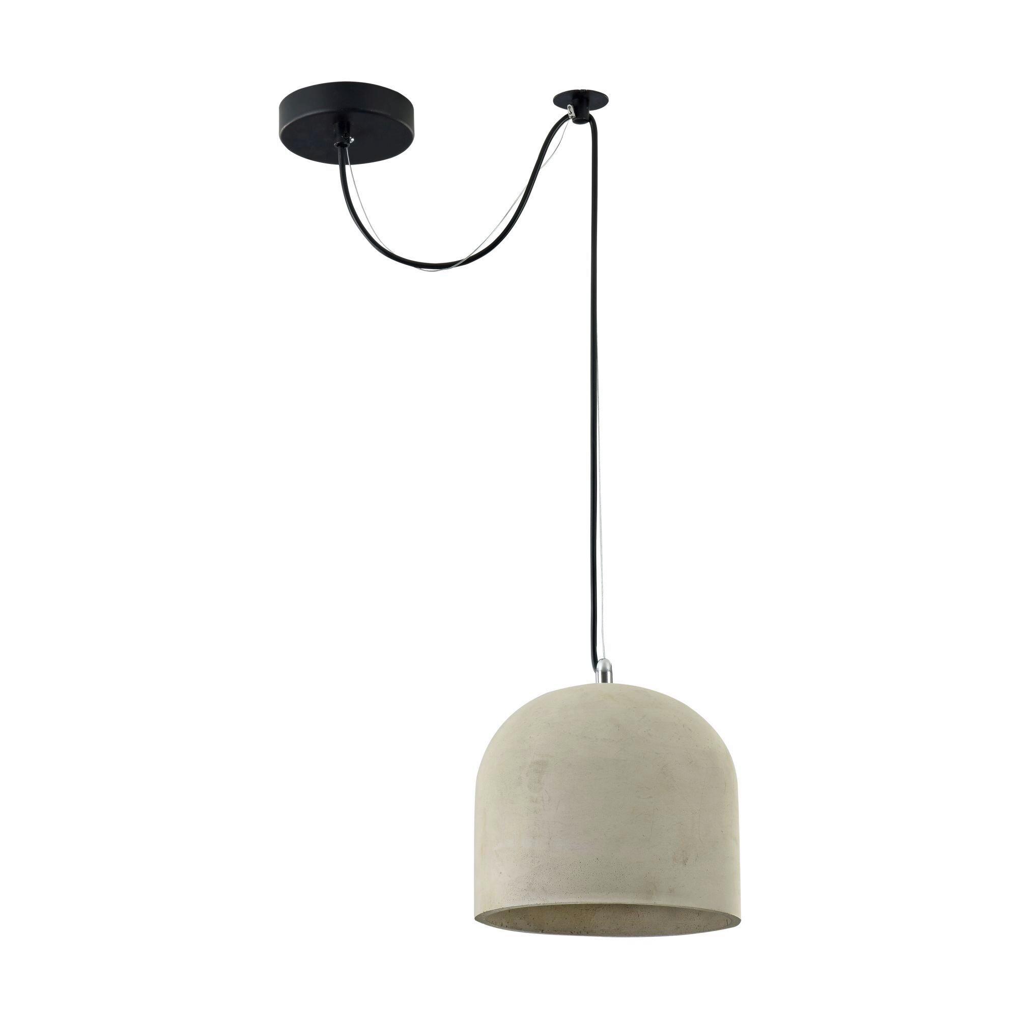 PENDELLEUCHTE BRONI - Schwarz/Grau, Trend, Stein/Metall (20cm) - MAYTONI