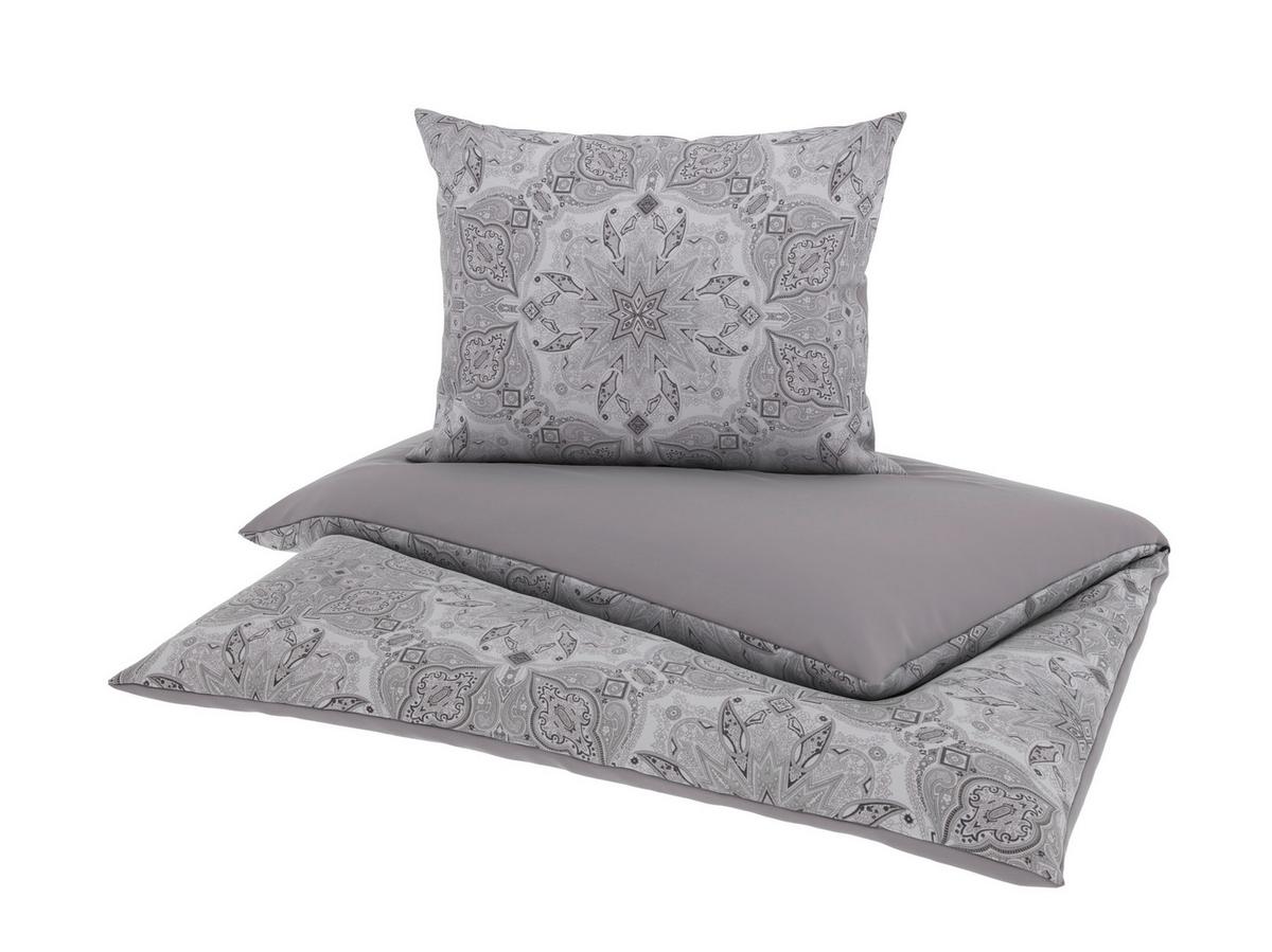Bettwäsche Tina - Grau, ROMANTIK / LANDHAUS, Textil - James Wood