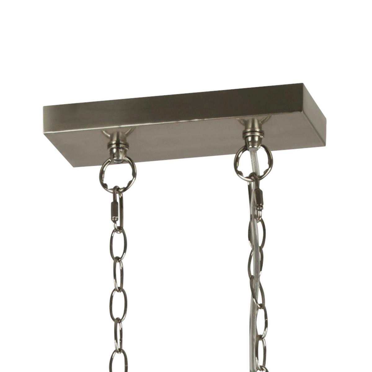 Pendelleuchte Dallas 3193-3ss - Silberfarben, LIFESTYLE, Metall (26/150/96cm)