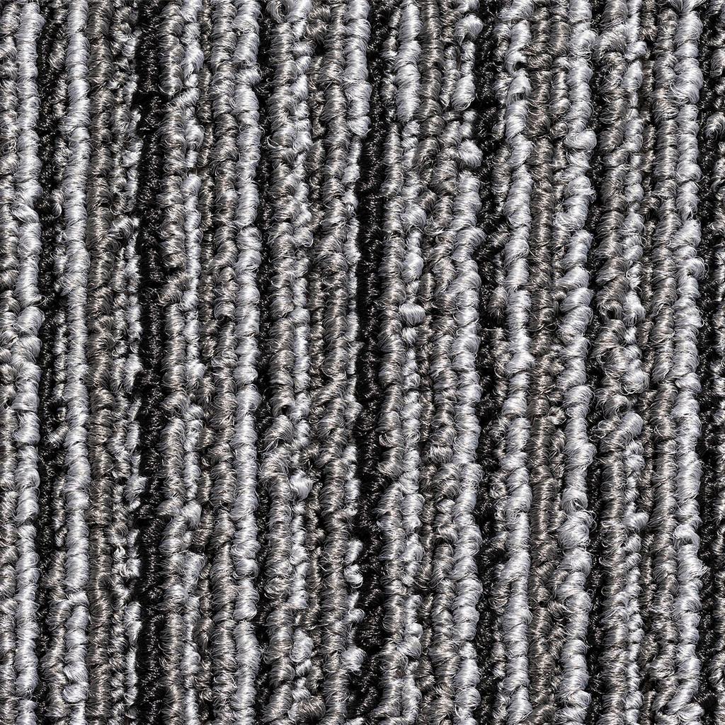 Teppichfliese Dunkelgrau Matrix 50x50cm Florhöhe 3mm