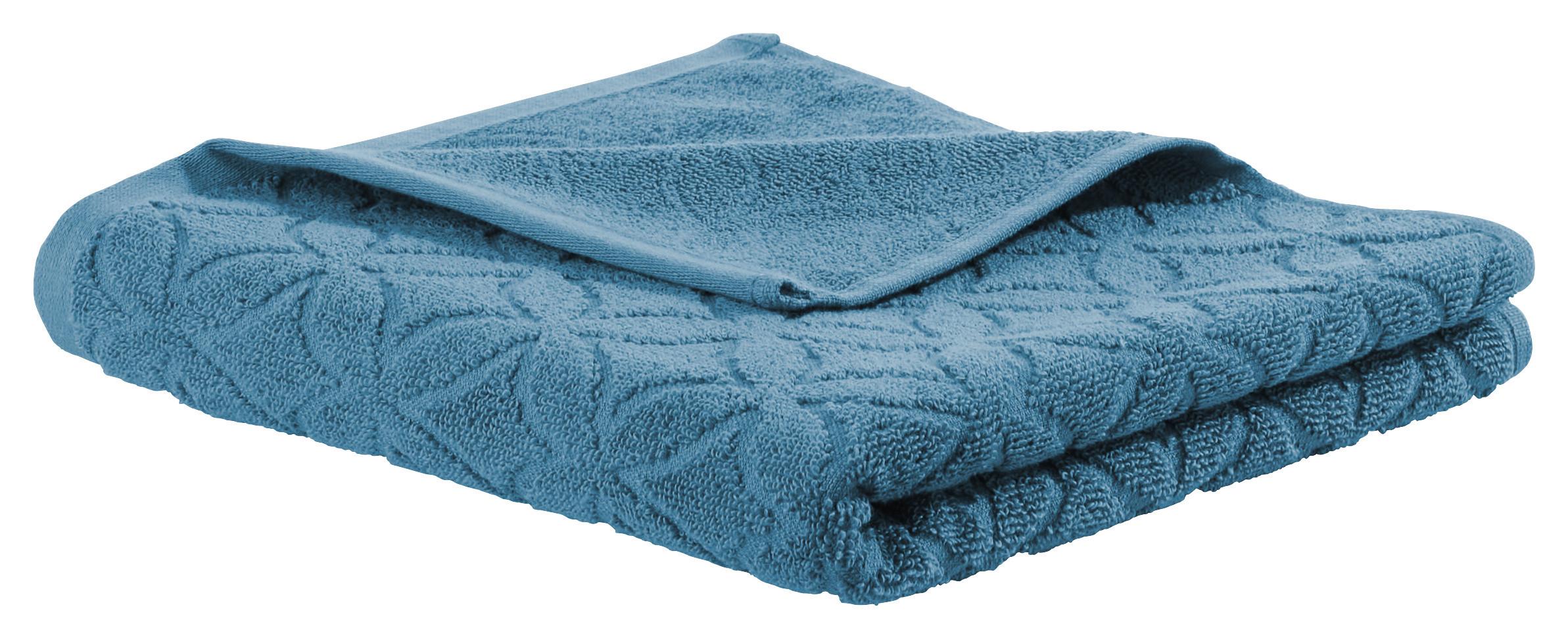 RUČNÍK Naime, 50/100cm, petrolejová - petrolej, Lifestyle, textil (50/100cm) - Modern Living