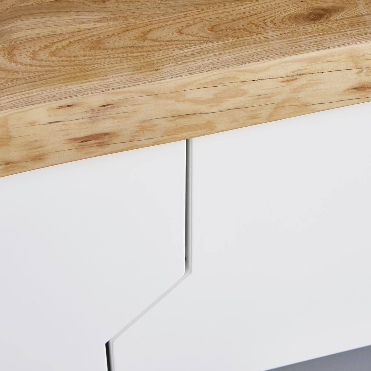 TV diel CARLOS - biela/farba duba, Modern, drevo (180/46,5/42cm) - Modern Living