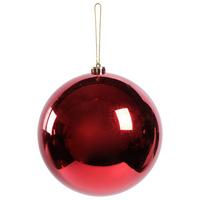 Baňka na vánoční stromeček Ø 15 cm - červená, plast (15cm) - Mömax