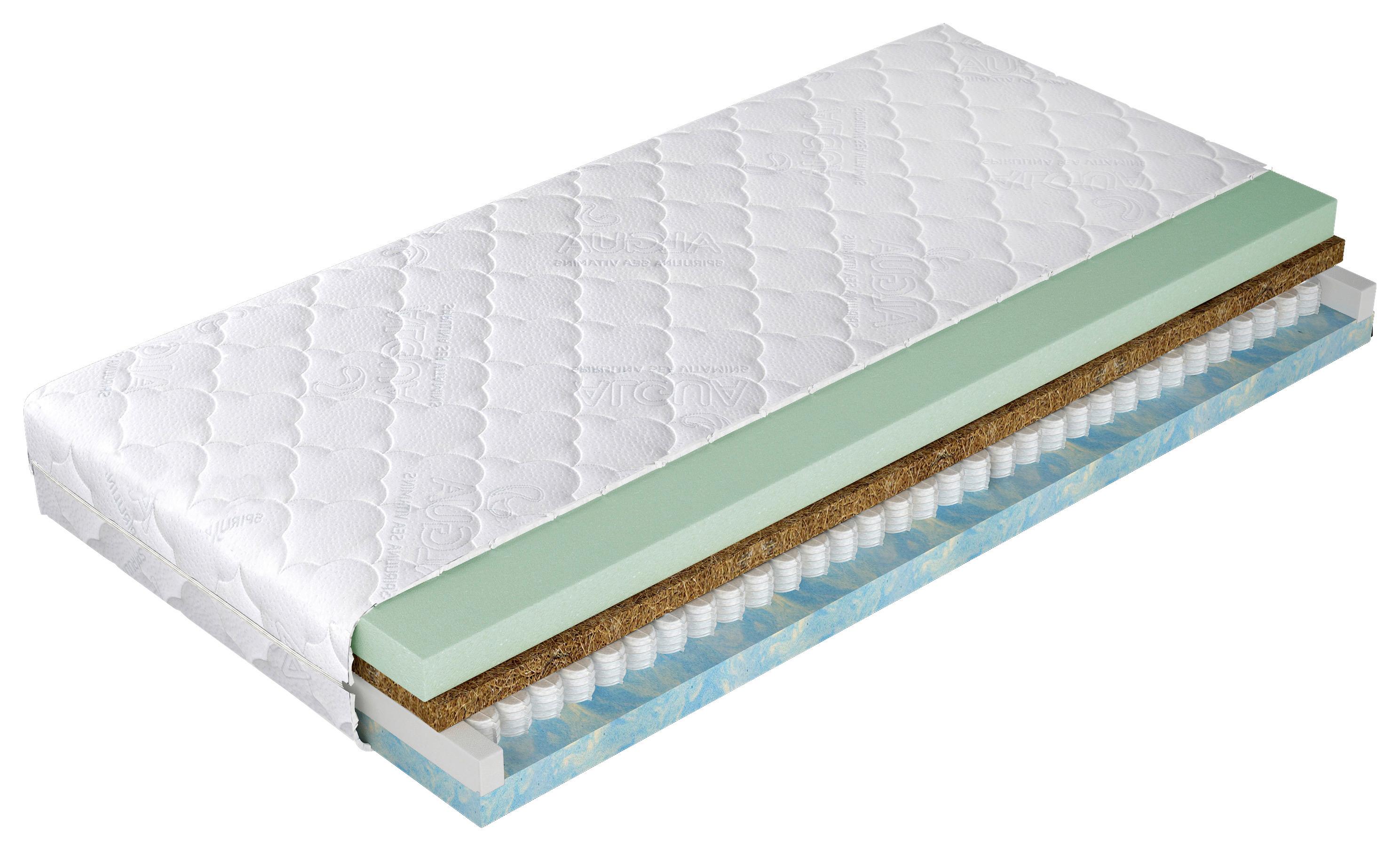 Taschenfederkernmatratze Eco 1 90x200 cm - Weiß, Textil (90/200cm)