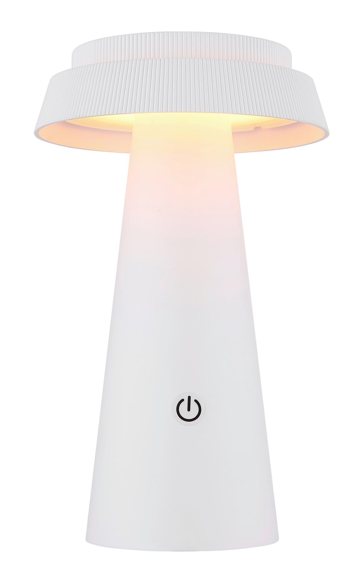 Solarleuchte Memory-Funktion - Schwarz/Weiß, Design, Kunststoff (14/23cm) - Globo