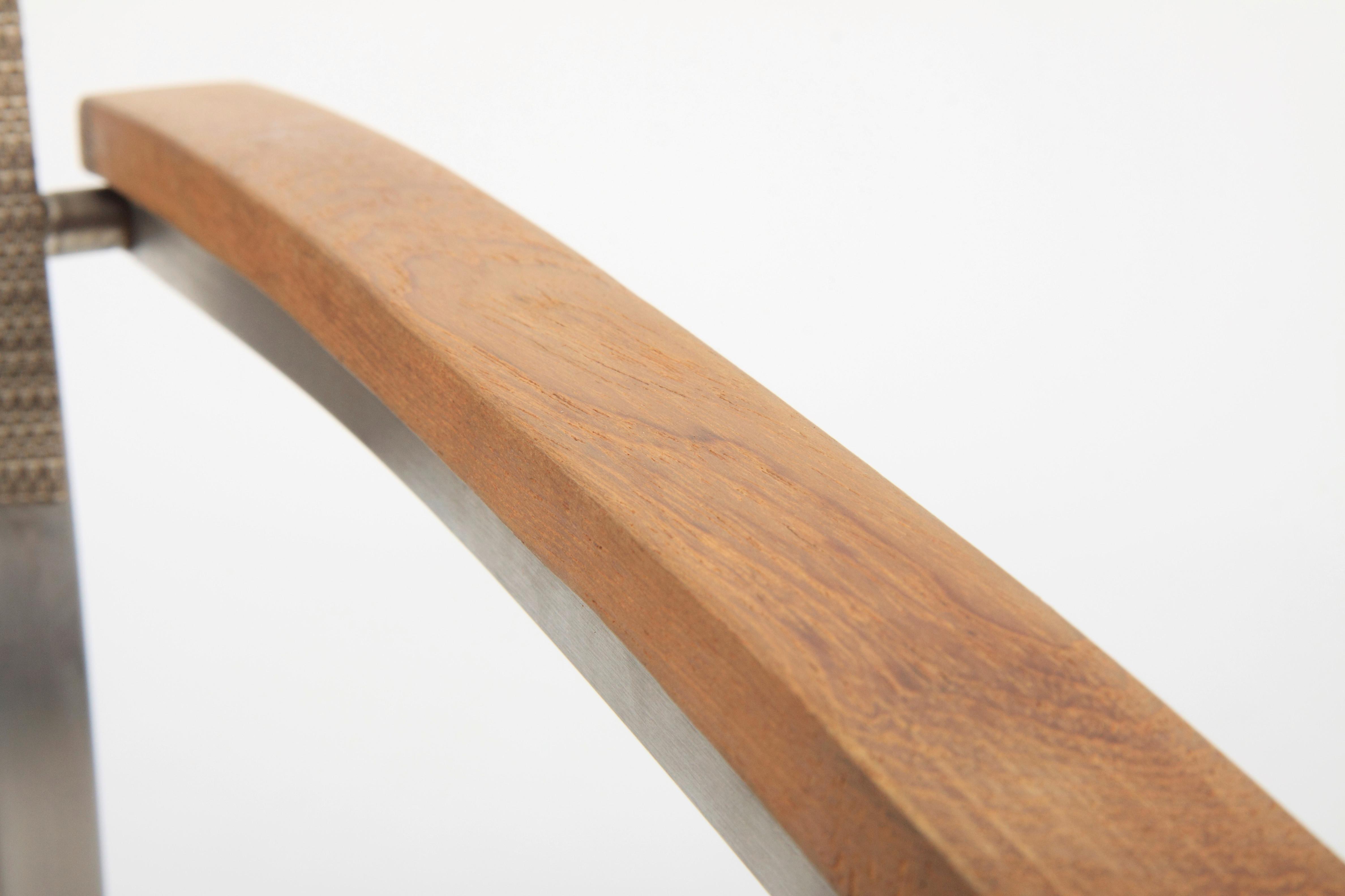 Gartengarnitur 7-Tlg. Skye Metall/Kunststoff/Holzdekor - Platinfarben/Braun, Basics, Holzwerkstoff/Textil (150/89/90cm) - Gardenson