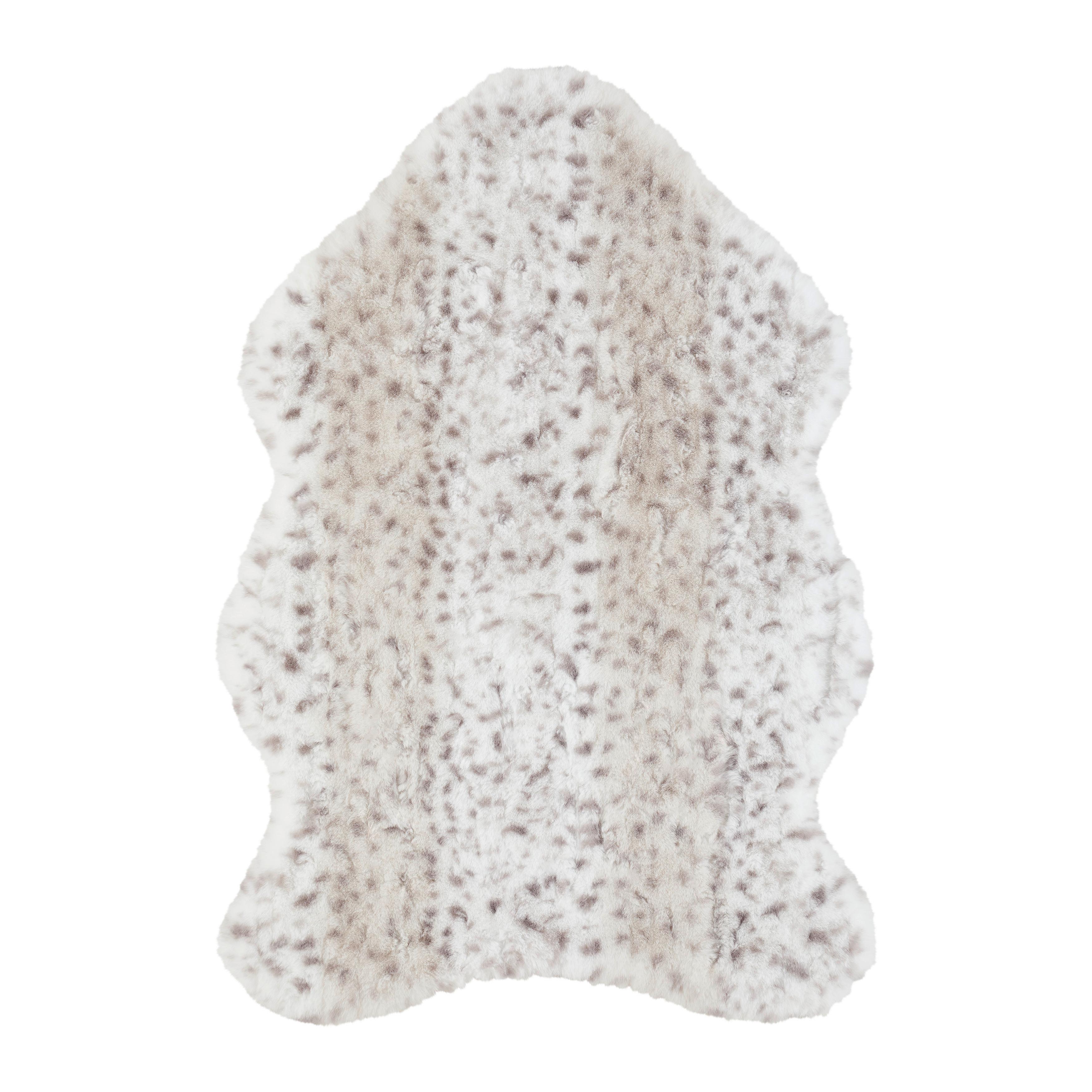 UMELÁ KOŽUŠINA ICE CAT - čierna/biela, Konventionell, textil (60/90cm) - Mömax