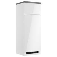 Geräteumbauschrank Monza B: 60 cm Weiß/Grau - Weiß Hochglanz/Weiß, LIFESTYLE, Holzwerkstoff (60/166/60cm) - Held