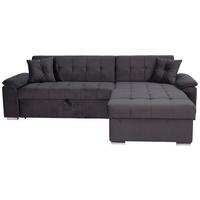 Ecksofa Bali grau, 257x167 cm - Grau, Trend, Textil (257/167cm) - Livetastic