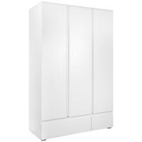 Drehtürenschrank Mit Laden B: 120 Cm Image, Weiß - Weiß, Basics, Holzwerkstoff (120/191/55cm) - MID.YOU