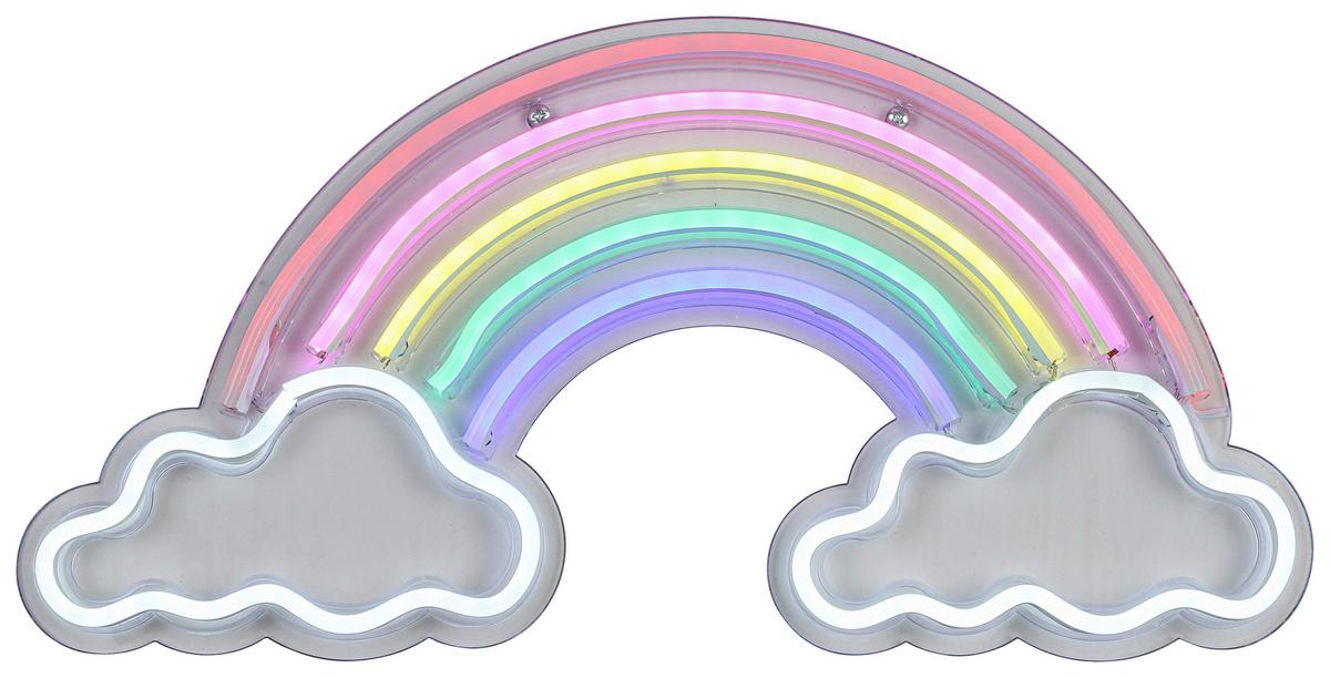 DEKORAČNÍ LED SVÍTIDLO RENIBO - bílá/průhledné, Moderní, plast (40/20/1,30cm) - Mömax