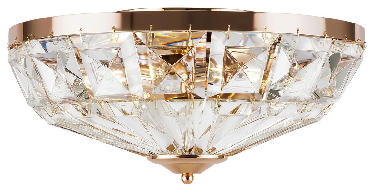 Deckenleuchte Facet - Goldfarben, Basics, Glas/Metall (39,6/19,2/39,6cm) - MAYTONI