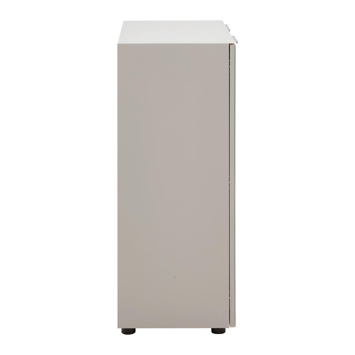 KOMODA SIENA -EXKLUSIV- - černá/kašmírová, Moderní, kov/kompozitní dřevo (90/99/40cm) - Mömax