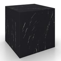 KONFERENČNÍ STOLEK EZRA - černá, Moderní, kompozitní dřevo (40/45,5/40cm) - Bessagi Home