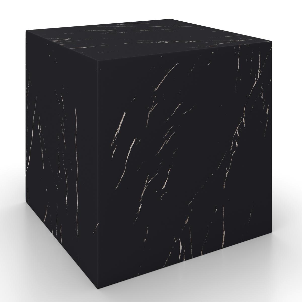 KONFERENČNÍ STOLEK EZRA - černá, Moderní, kompozitní dřevo (40/45,5/40cm) - Bessagi Home