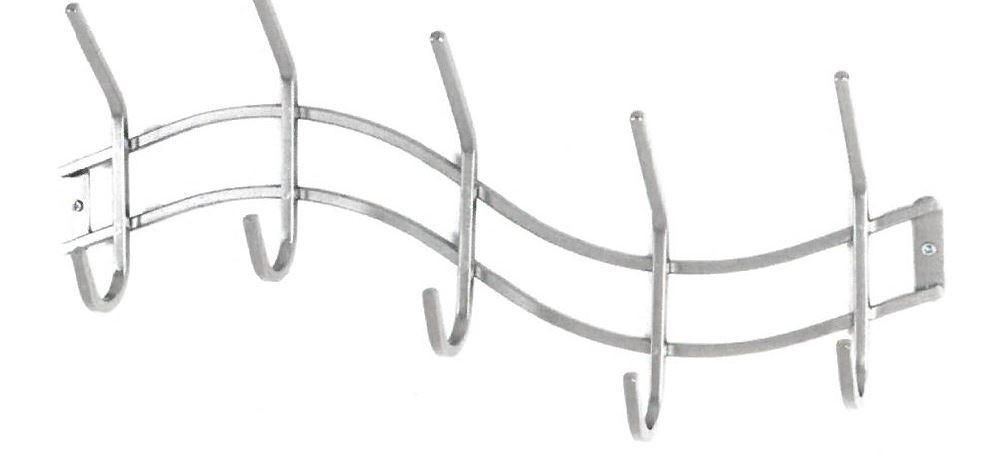 Fali Akasztóléc Finn - nemesacél, Modern, fém (46/27/9cm)