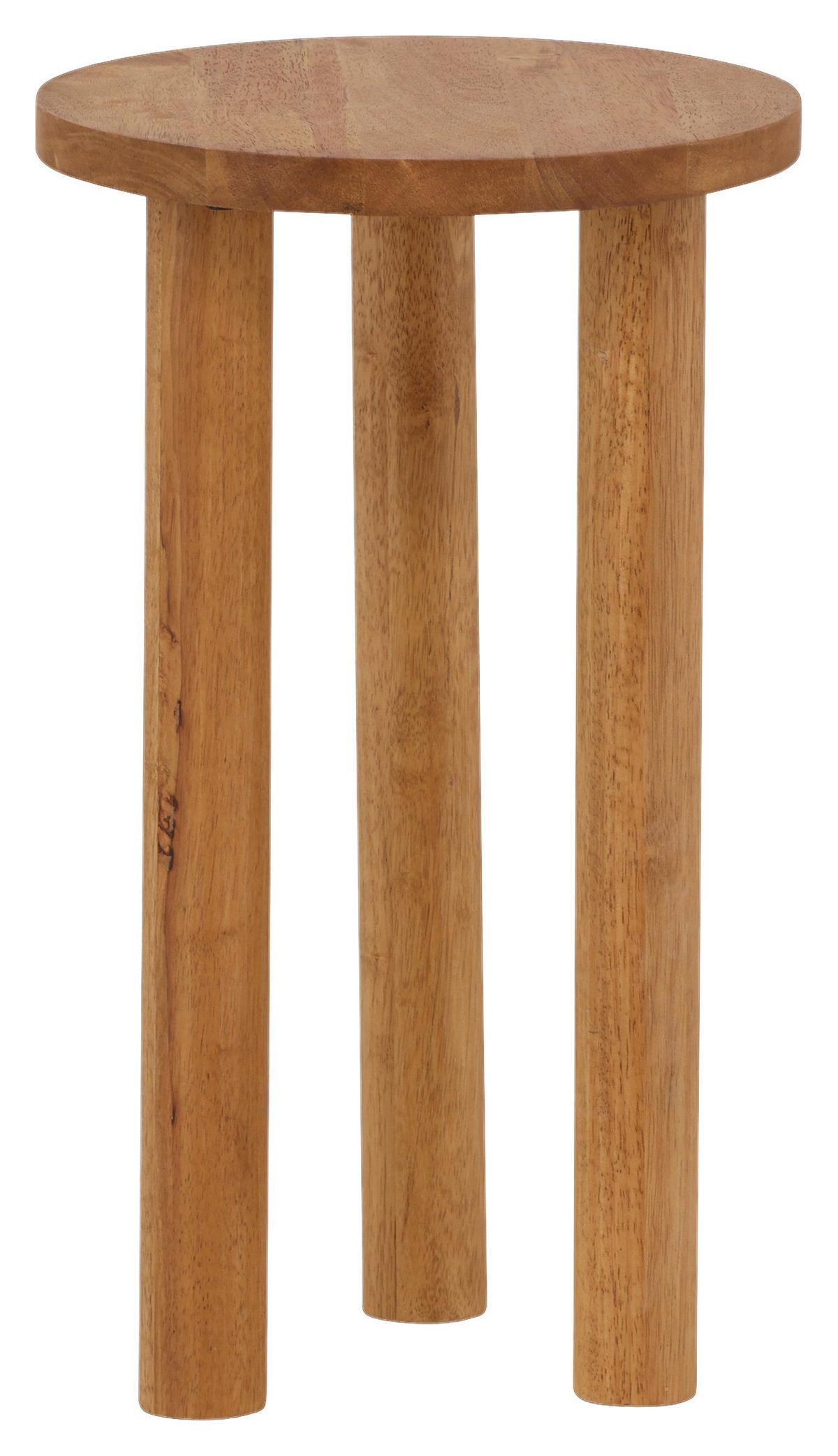 Beistelltisch Duxbury - Plankeneiche/Eichefarben, Design, Holz (35/35/60cm) - Livetastic