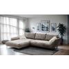 Ecksofa Biarritz, Hellbraun Schenkel: 205x324 cm - Hellbraun/Beige, Design, Textil (205/324cm) - Livetastic
