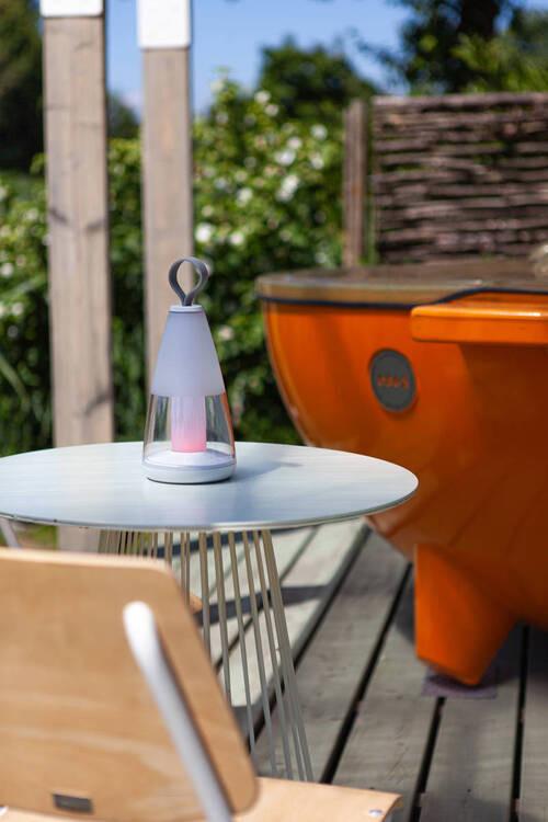 Led-außenleuchte Pepper 3 Watt Kunststoff - Weiß, Design, Kunststoff (12/29cm)