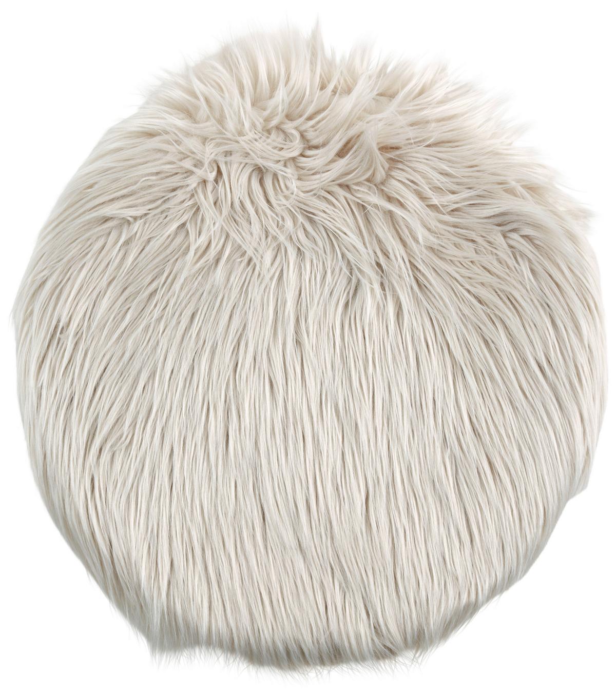 Sitzkissen Hunter Ø 38 Cm Silberfarben - Silberfarben, ROMANTIK / LANDHAUS, Textil (38cm) - James Wood