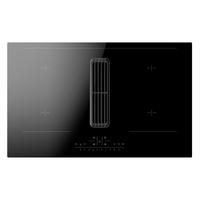 Kochfeld-dunstabzug-kombi Dhki 752 800 C - Schwarz, Basics, Glas (83/20/51cm) - Amica