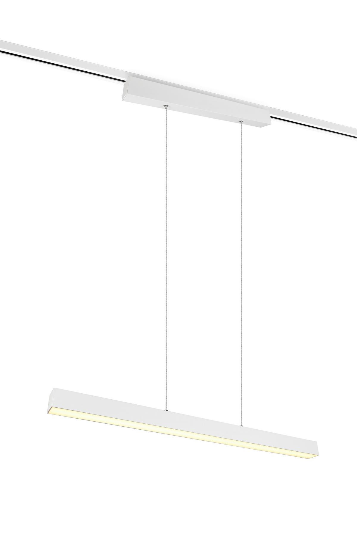 Schienensystem Duoline Hängeleuchte 73043131 Pl Paros - Weiß, Basics, Metall (90/180/5cm) - Trio Leuchten