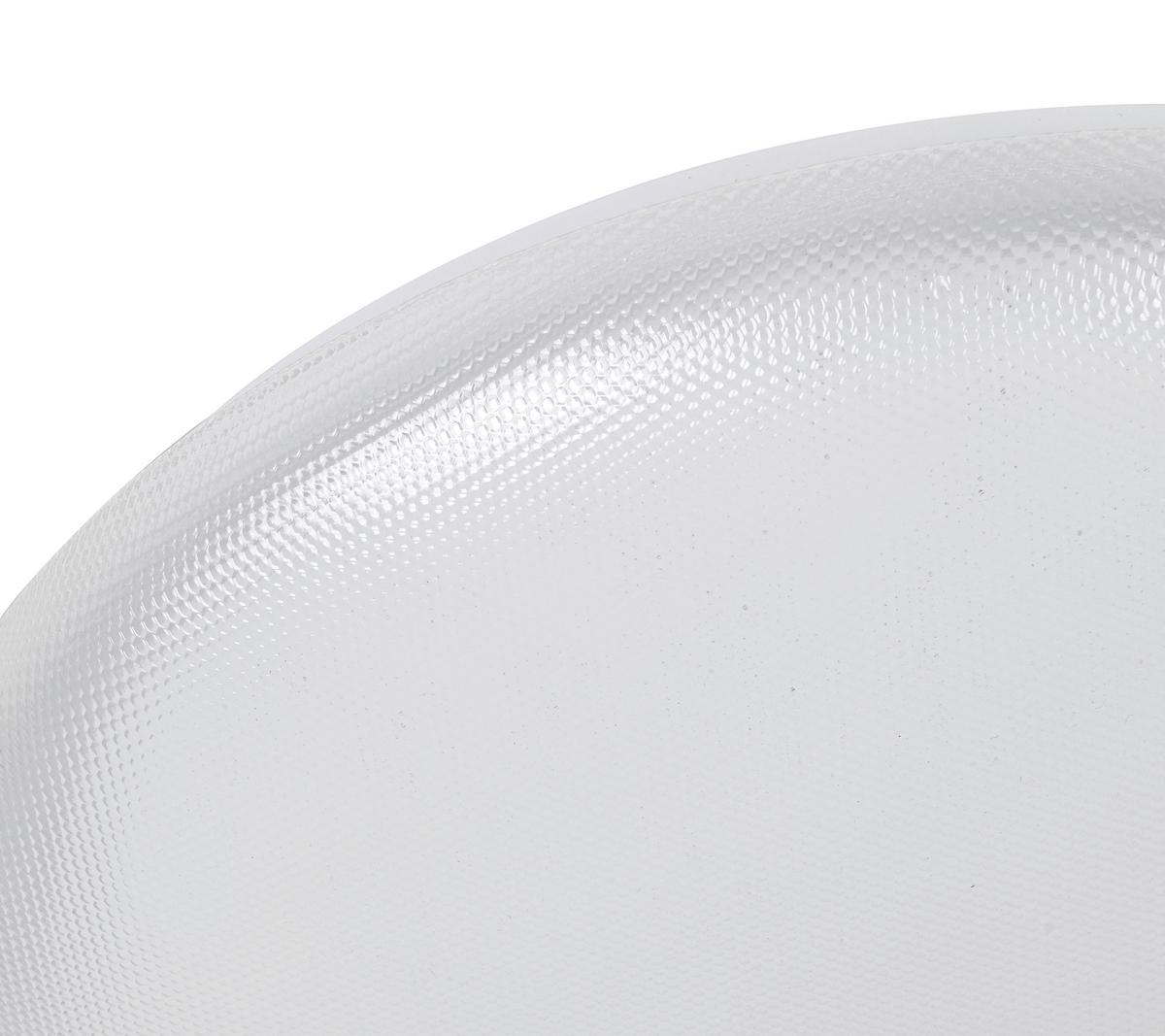 Led-deckenleuchte Natalie - Weiß, KONVENTIONELL, Kunststoff/Metall (38/8cm) - Luca Bessoni