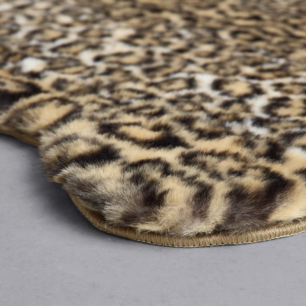 UMĚLÁ KOŽEŠINA LEO - bílá/černá, Konvenční, textil (60/90cm) - Mömax