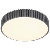 STROPNÍ LED SVÍTIDLO FILZI - šedá/bílá, Moderní, kov/textil (30/8,5cm) - Mömax