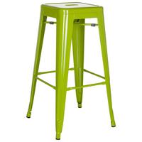 Barhocker Vantaggio High Stapelbar Grün Bis 150 Kg - Grün, Basics, Metall (44/77/44cm) - MID.YOU