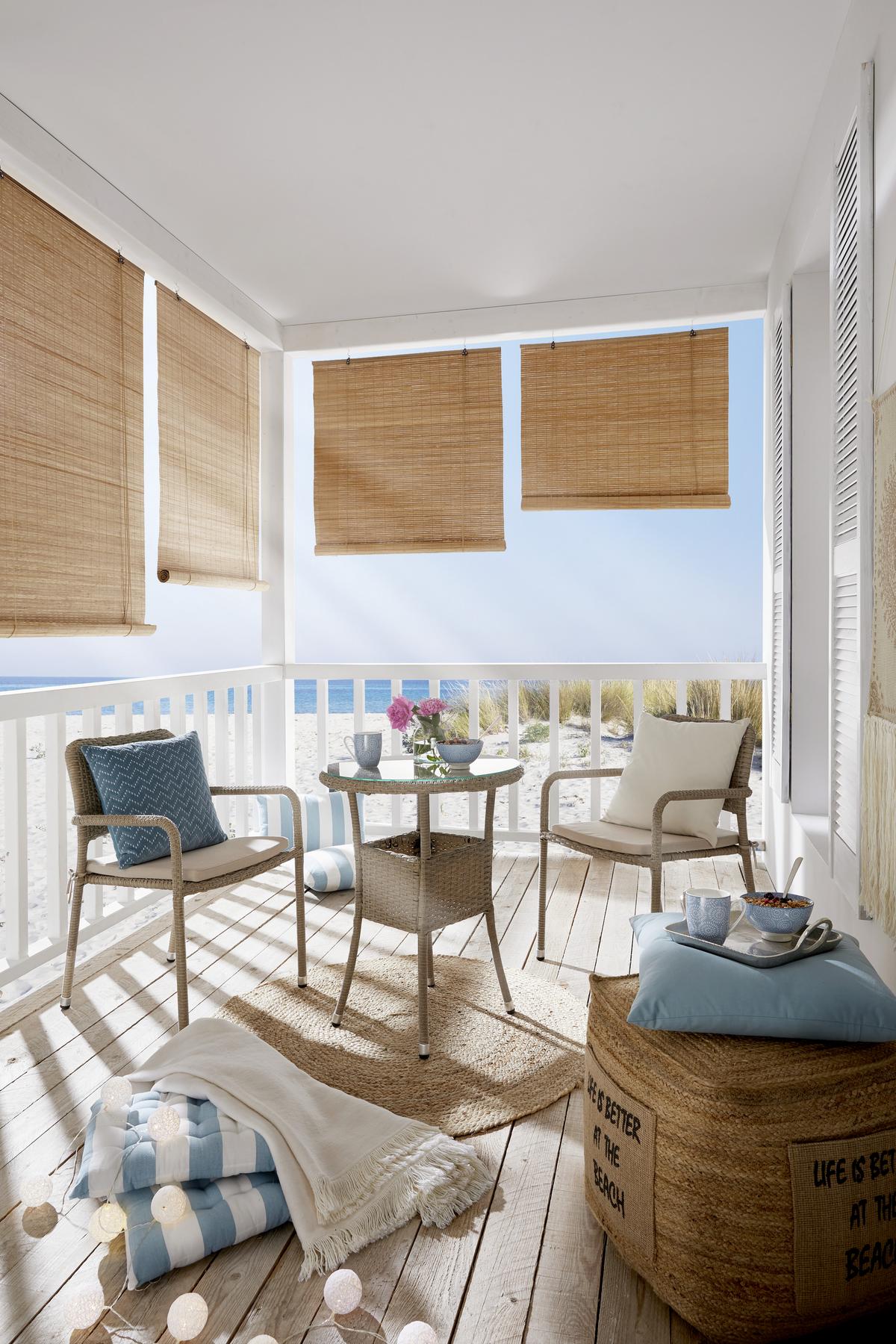 Roleta do interiéru Woody, 100/180cm, hnedá - hnedá, Lifestyle, drevo (100/180cm) - Modern Living