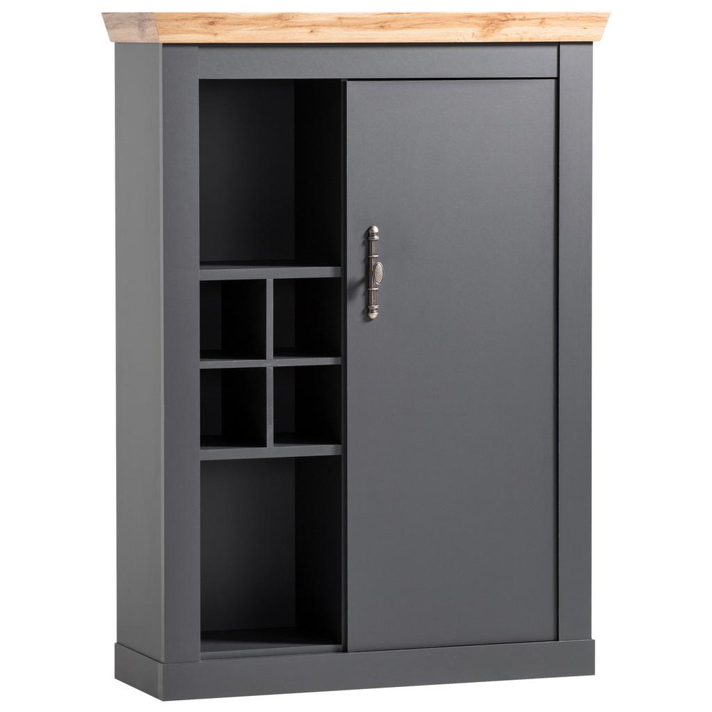 Highboard Catania Anthrazit/Eiche Dekor B: 107cm