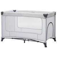 Reisebett Nizza - Hellgrau, LIFESTYLE, Textil/Metall (120/60cm) - Fillikid