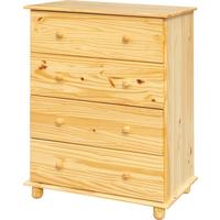 Kommode Naturfarben B: 80cm - Naturfarben, Natur, Holz (80/102/43cm) - Livetastic