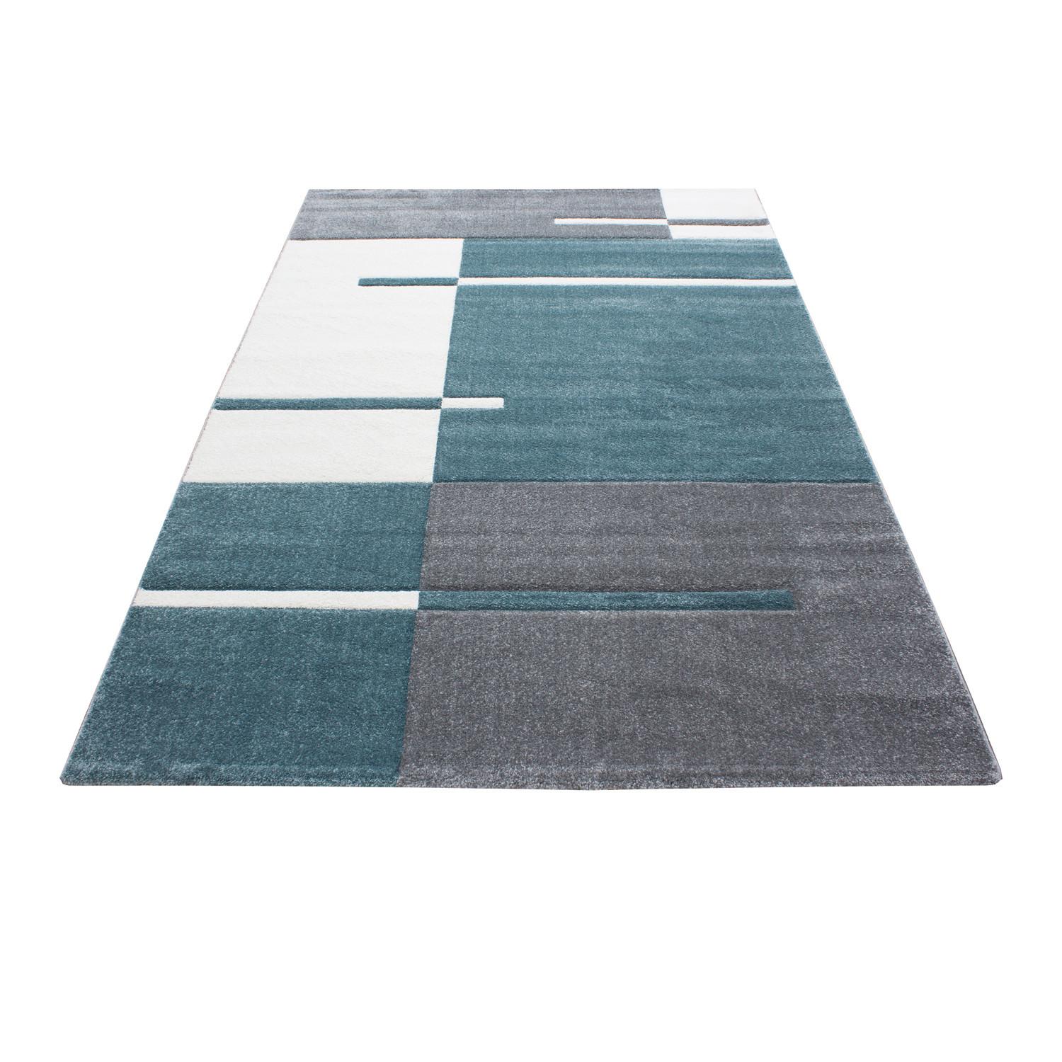 Webteppich Blau Naturfaser Hawaii 160x230 Cm - Blau, KONVENTIONELL, Textil (160/230cm) - Novel