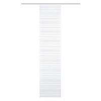 Flächenvorhang Folke Weiß B: 60 cm - Weiß, Design, Textil (60/245cm)