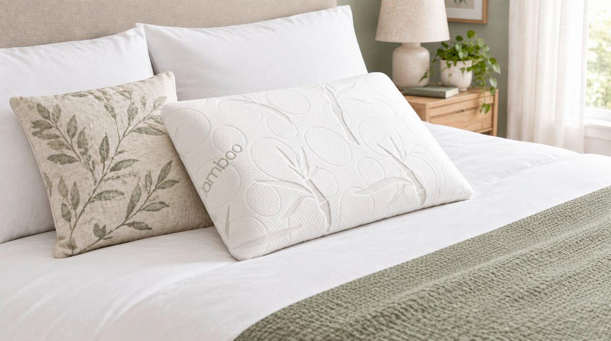 POLŠTÁŘ MEMORY BAMBUS - textil (60/60/14null) - Naturtex