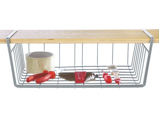 Koš Regálový Gustav - šedá, kov (39/14/25cm) - Mömax modern living Koš Regálový Gustav - šedá, kov (39/14/25cm) - Mömax modern living