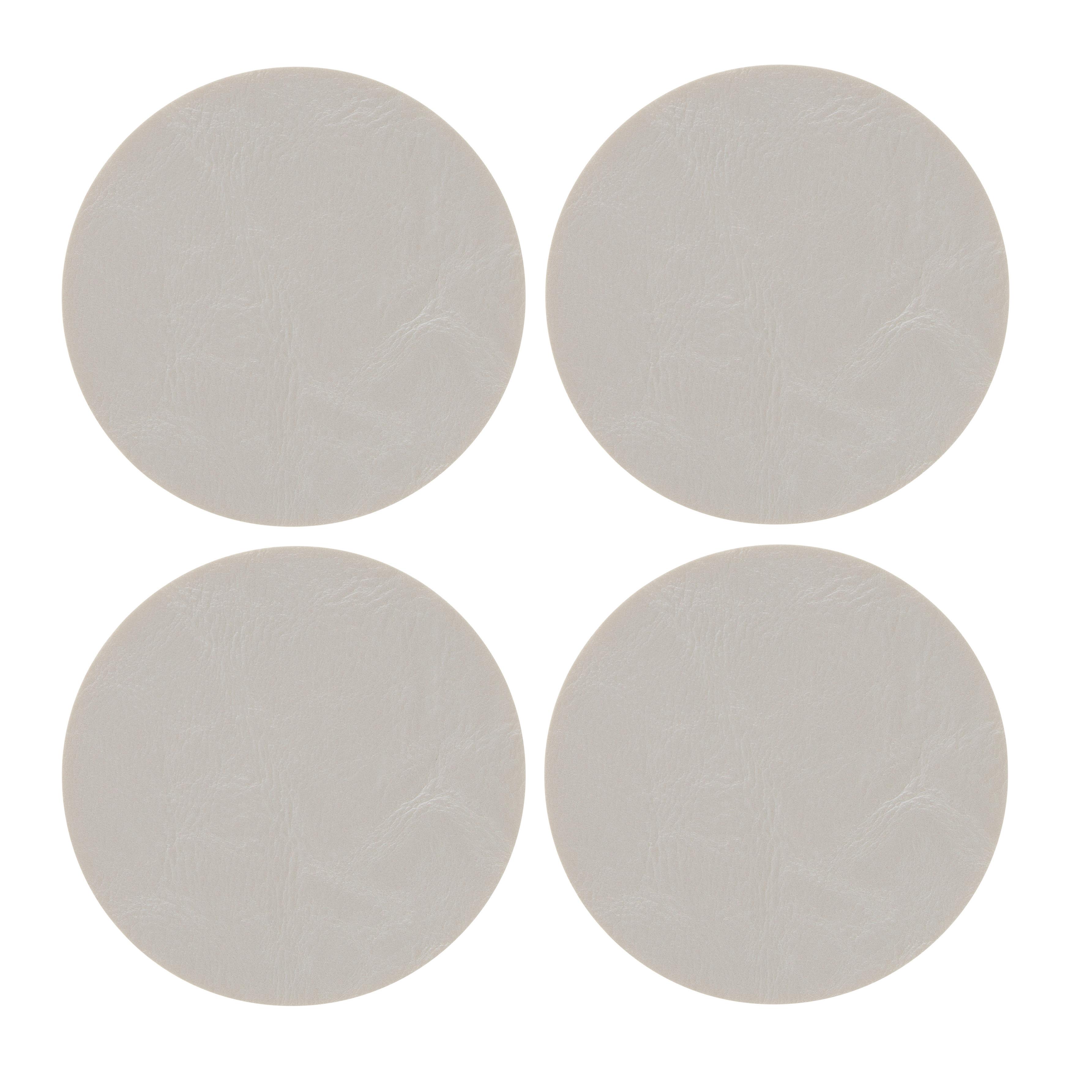 Sada podložiek LEVI - sivá, Modern, plast (10cm) - Gourmesto