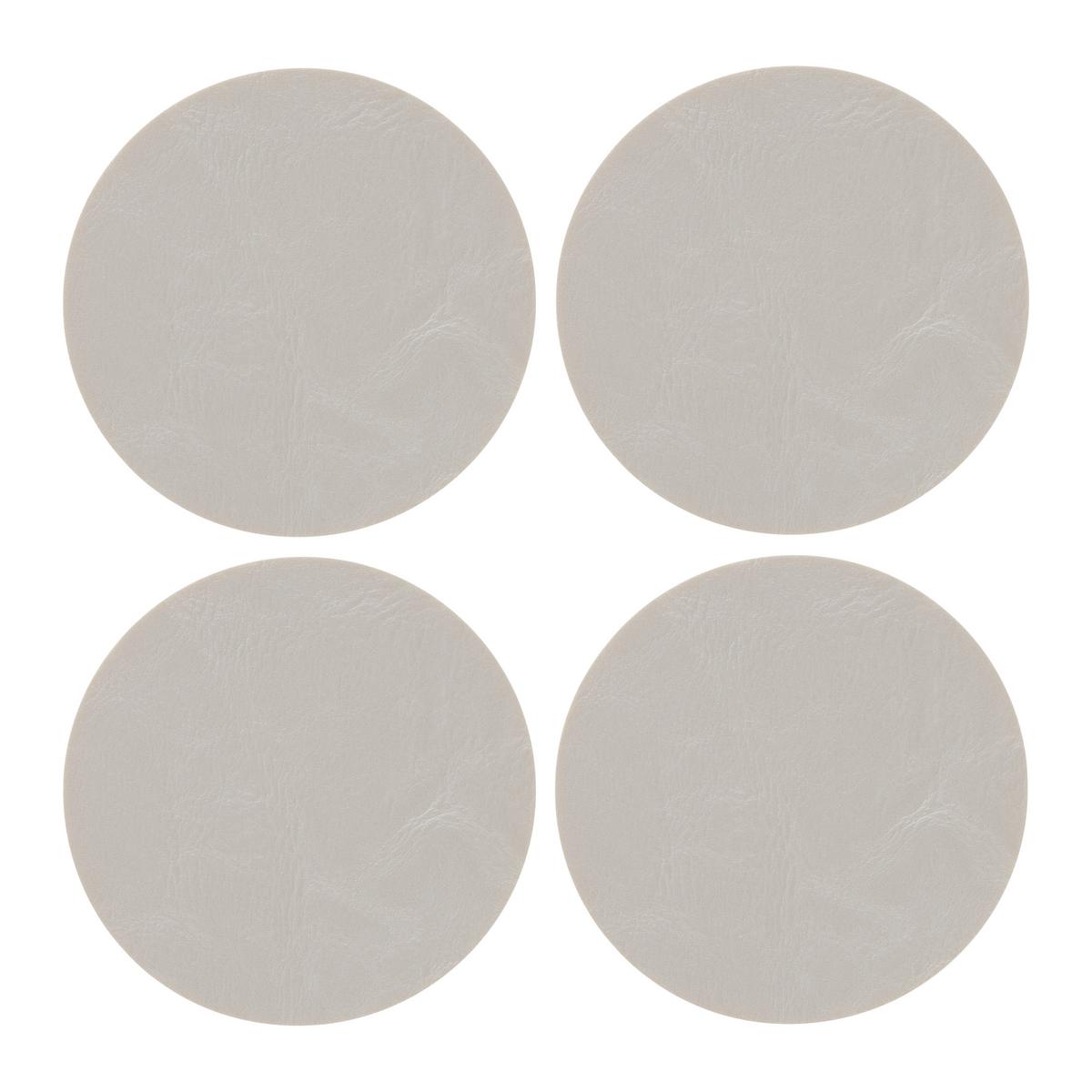 Sada podložiek LEVI - sivá, Modern, plast (10cm) - Gourmesto