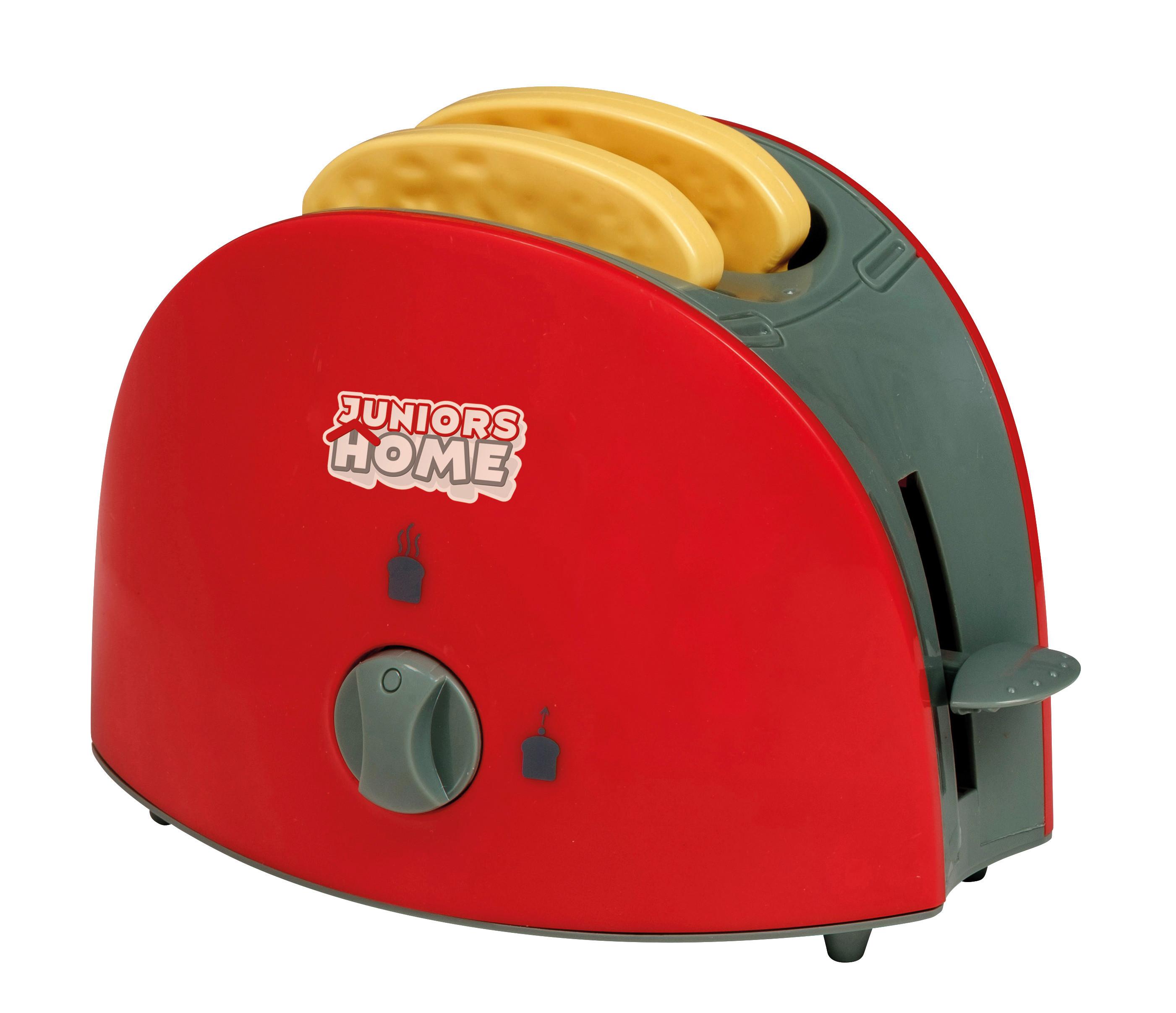 Kinderküchenzubehör Kinder-Toaster "maxi" - Rot/Grau, Basics, Kunststoff (12/14cm)