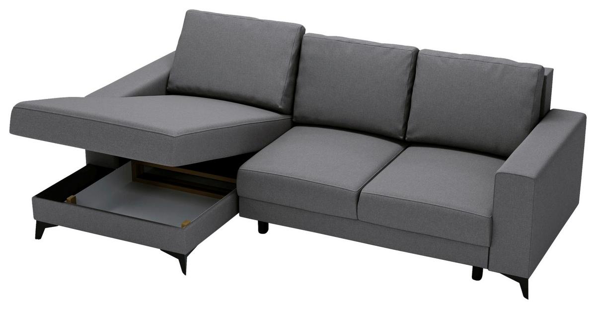 Harvey Grau S: 156x244 cm - Schwarz/Grau, Design, Textil (156/244cm) - Livetastic