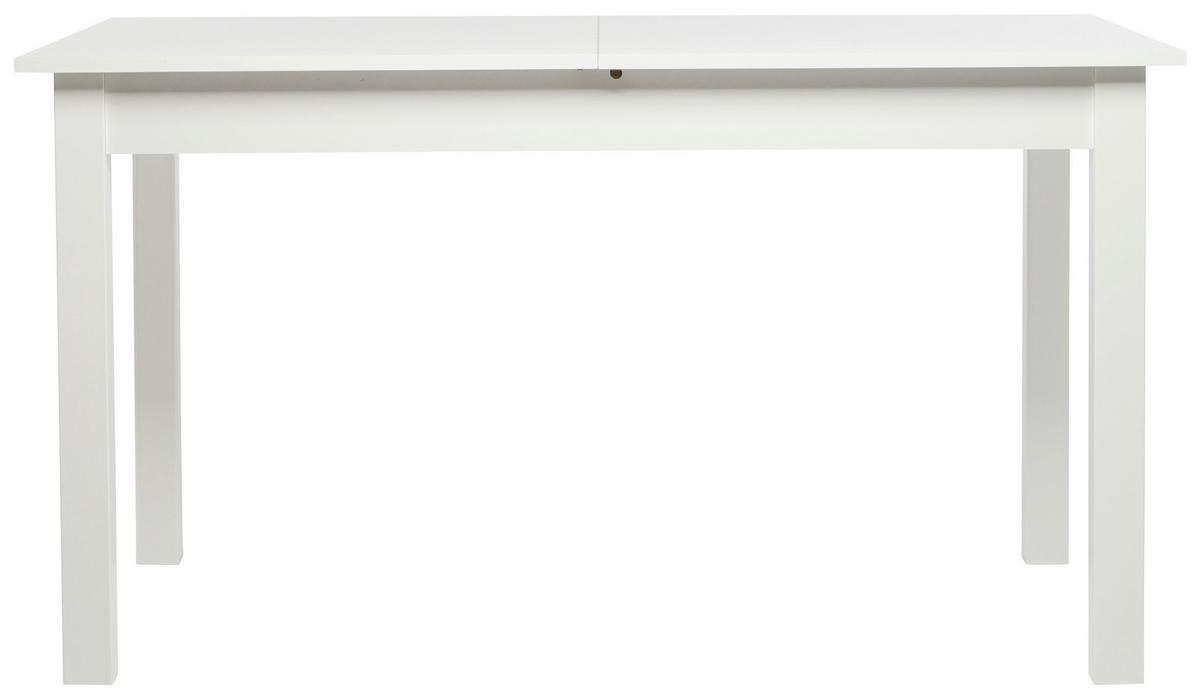 Kihúzható Asztal Coburg 140/80 Cm - fehér, Design, faalapú anyag (140/80/76,5cm) - MID.YOU