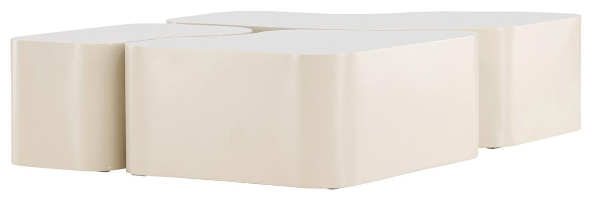 Couchtisch Norland - Beige, Design, Holzwerkstoff (92/70/30cm) - Livetastic