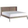 Polsterbett +matratze 180x200 Tessina Now Or Never Braun - Schwarz/Braun, MODERN, Textil (180/200cm) - Livetastic